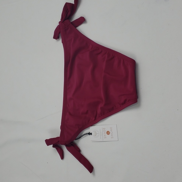Shade and Shore Women's Size Small Side-Tie Medium Coverage Hipster - Picture 2 of 3